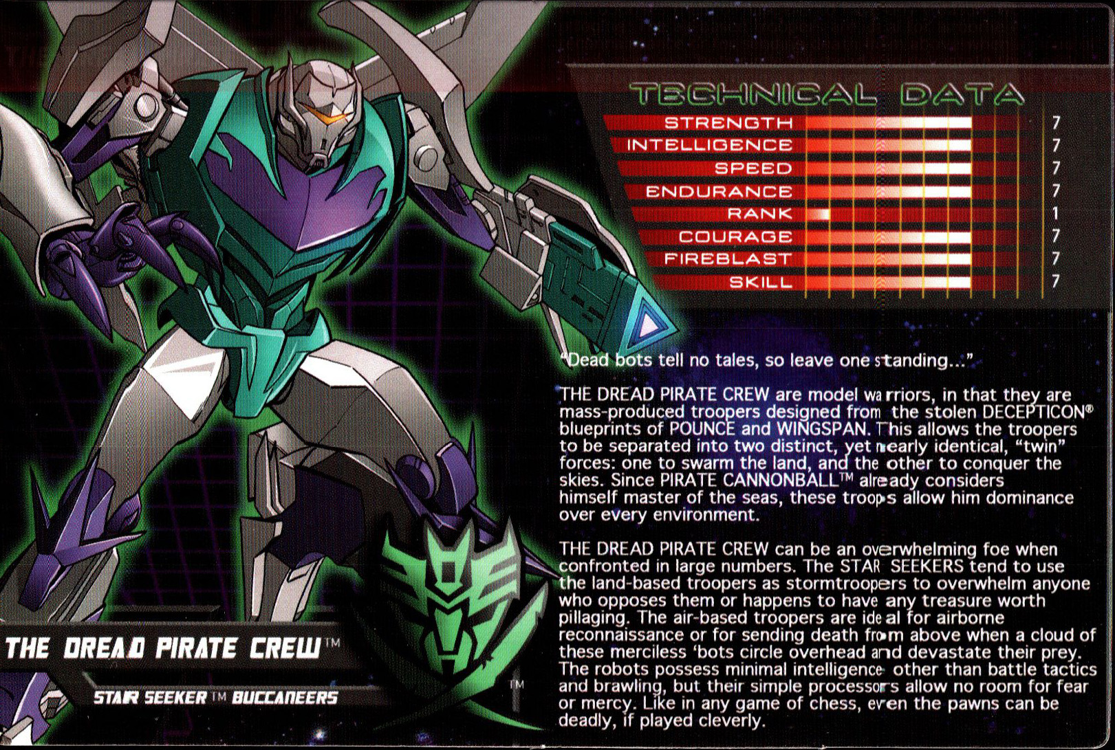 Souvenir Sets Dread Pirate Crew (Transformers, BotCon